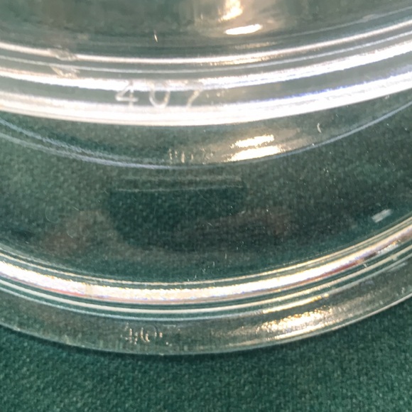 PYREX CLEAR GLASS ROUND LIDS
2-#407 1-406 SET OF 3 - Picture 8 of 12